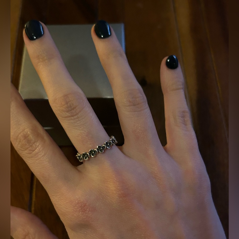 Pandora Floral Stacking Ring